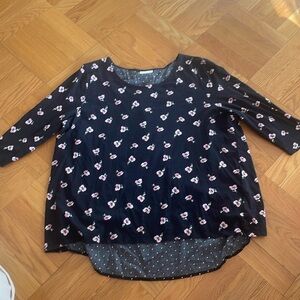 J. jill Women Blouse Size Large 21” Pit to Pit